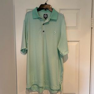 FootJoy Men’s Golf Polo, Medium, Performance Golf Shirt